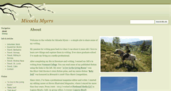 Desktop Screenshot of micaelamyers.com
