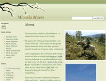 Tablet Screenshot of micaelamyers.com